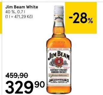 Bourbon White Jim Beam