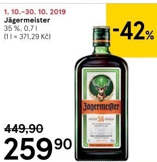 Bylinný likér Jägermeister