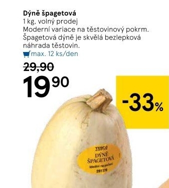Dýně špagetová Tesco