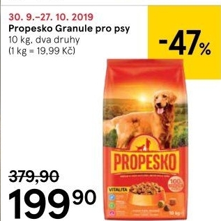 Granule pro psy Propesko