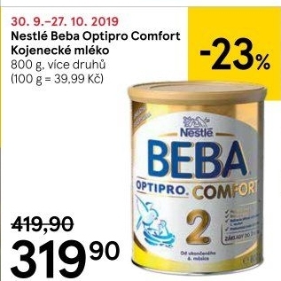 Mléčná výživa Beba Optipro Comfort Nestlé
