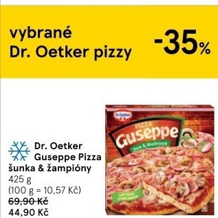 Pizza mražená Guseppe Dr. Oetker
