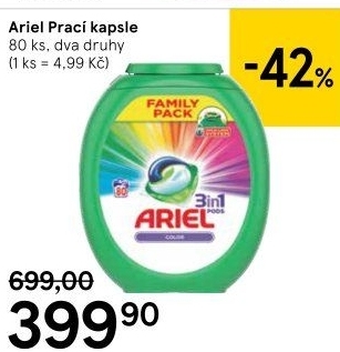 Prací kapsle Ariel