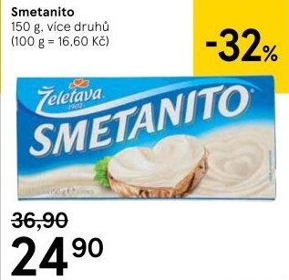 Sýr tavený Smetanito Želetava