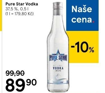 Vodka Pure Star