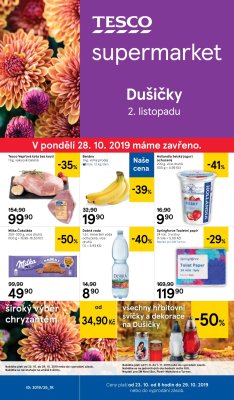 akční leták Tesco 23.10.2019-29.10.2019