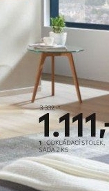 SADA ODKLÁDACÍCH STOLKŮ