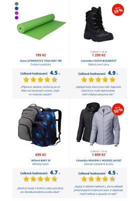 akční leták Sportisimo 21.10.2019-26.10.2019