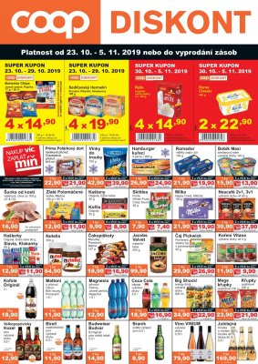 akční leták COOP 23.10.2019-5.11.2019