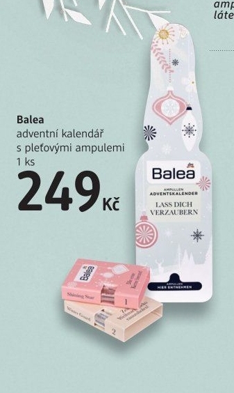 Adventní kalendář s kosmetikou Balea