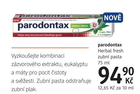 Pasta na zuby Herbal Fresh Parodontax