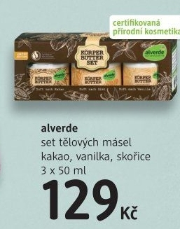 Sada tělových másel Alverde