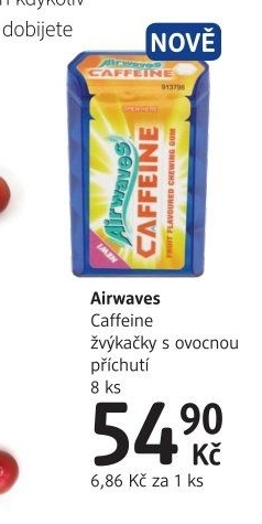 Žvýkačky Caffeine Airwaves