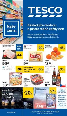 akční leták Tesco 30.10.2019-5.11.2019