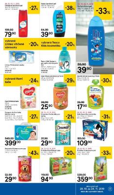 akční leták Tesco 30.10.2019-5.11.2019