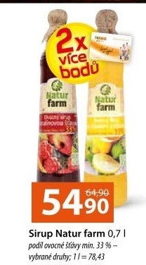 Sirup Natur Farm