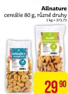 Cereálie Allnature