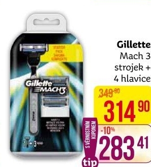 Holicí strojek pánský Gillette Mach 3