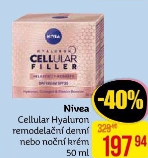 Krém pleťový remodelační Hyaluron Cellular Filler Nivea