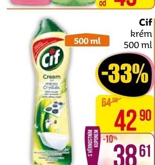 Krémový čistič Cif Cream