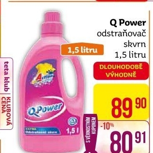 Odstraňovač skvrn tekutý Q-Power
