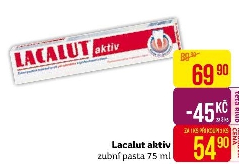 Pasta na zuby Aktiv Lacalut
