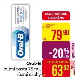 Pasty na zuby Oral-B