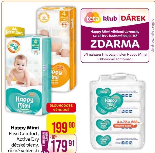 Pleny dětské Happy Mimi Flexi Comfort