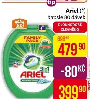 Prací kapsle Ariel