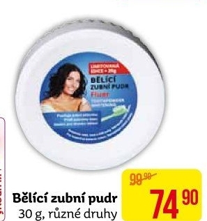 Pudr bělící na zuby EVA