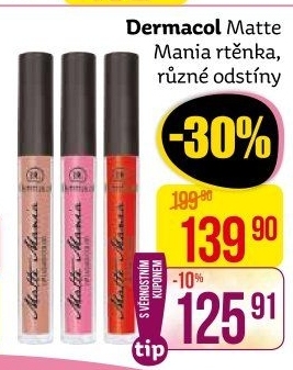 Rtěnka Matte Mania Dermacol