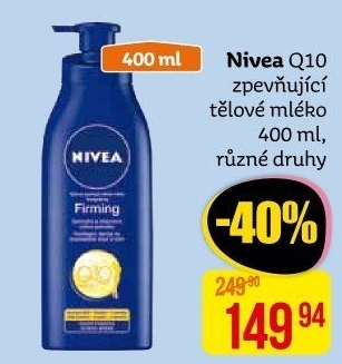 Tělová mléka Nivea