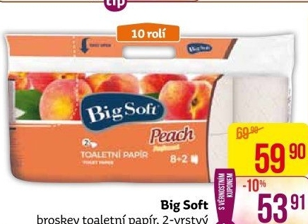 Toaletní papír 2vrstvý Big Soft