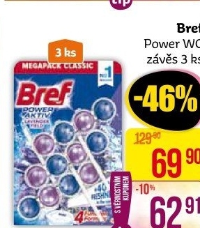 WC blok tuhý Power Aktiv Bref