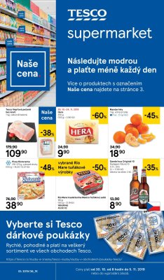 akční leták Tesco 30.10.2019-5.11.2019