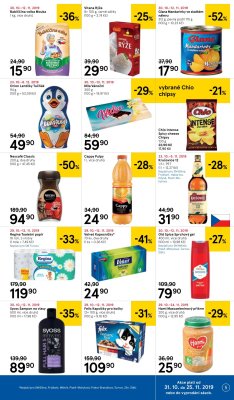 akční leták Tesco 30.10.2019-5.11.2019