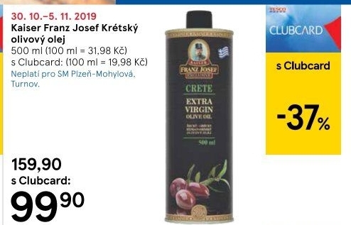 Olivový olej extra panenský Exclusive Kaiser Franz Josef