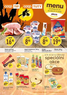 akční leták COOP 23.10.2019-5.11.2019