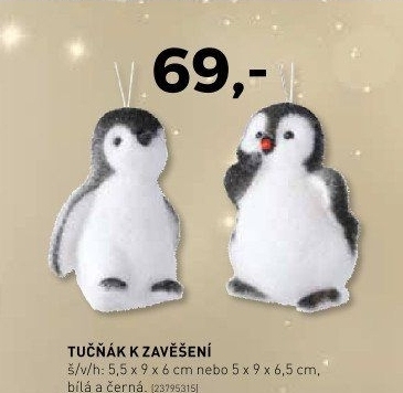 Tučňák k zavěšení
