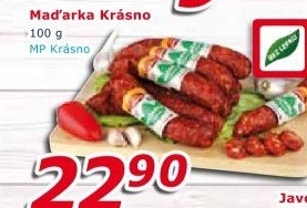 Klobása Maďarka Krásno