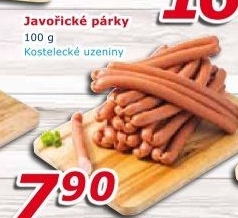 Párky javořické Kostelecké uzeniny