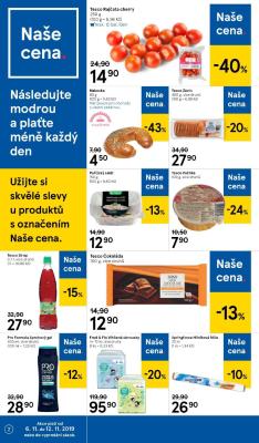 akční leták Tesco 6.11.2019-12.11.2019