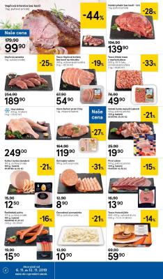 akční leták Tesco 6.11.2019-12.11.2019