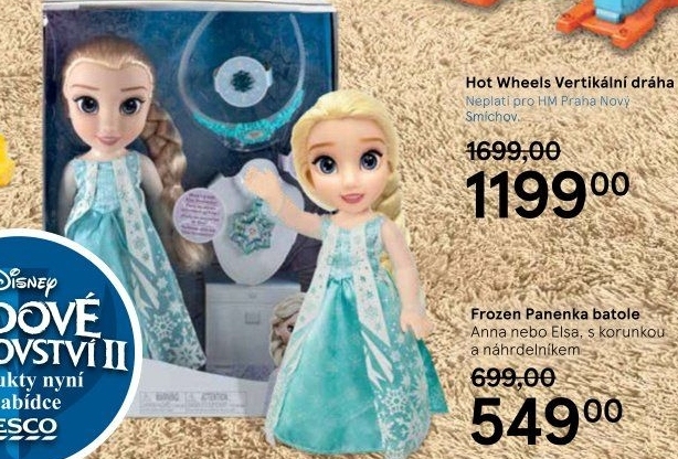 Panenka Disney Frozen - Tesco akcniletaky.com