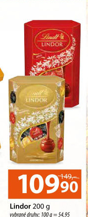 Bonboniéra Pralinky Lindor Lindt