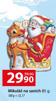 Čokoládové figurky vánoční