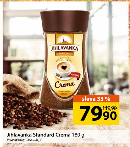 Instantní káva Jihlavanka Standard Crema