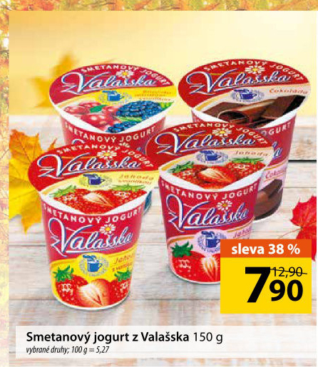 Jogurt smetanový ochucený z Valašska Mlékárna Valašské Meziříčí