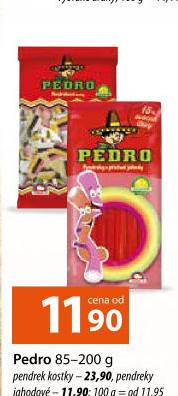 Lékořicové kostky Pedro