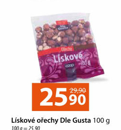 Lískové ořechy Dle Gusta